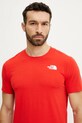 The North Face tricou sport Lightning Alpine rosu NF0A87H7HCL1