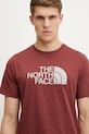 The North Face tricou Easy rosu NF0A8A6C58C1