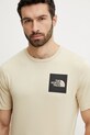 The North Face tricou Fine NF0A8A6M3X41 bej SS25