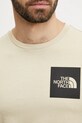 The North Face tricou Fine bej NF0A8A6M3X41