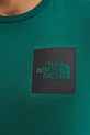 The North Face t-shirt Fine zielony NF0A8A6M6GI1