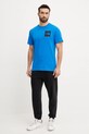 The North Face t-shirt Fine NF0A8A6MT4S1 niebieski SS25