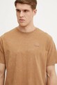 Памучна тениска The North Face Nature Relaxed кафяв NF0A8BVY6IH1