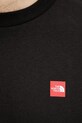 Памучна тениска The North Face Axys NF0A8C1RJK31 черен