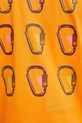 Bavlněné tričko The North Face Nuptse Oversized NF0A8C3T6HI1 oranžová