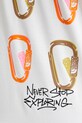 The North Face t-shirt bawełniany Nuptse Oversized NF0A8C3TFN41 biały