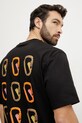 The North Face tricou din bumbac Nuptse Oversized negru NF0A8C3TJK31