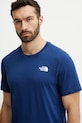 The North Face tricou sport Lightbright bleumarin NF0A825OD1R1