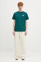 Тениска The North Face Simple Dome NF0A87NG6GI1 тюркоазен