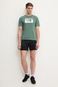 The North Face t-shirt sportowy Foundation Abstract NF0A8BQVHCH1 zielony SS25