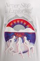 The North Face t-shirt bawełniany Never Stop Relaxed NF0A8C3AFN41 biały