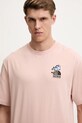 The North Face tricou din bumbac Mountain Cleanup roz NF0A8C4DLK61