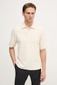 Filippa K polo de bumbac relaxed bej 31560.FK