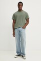Bavlnené tričko Levi's THE ESSENTIAL TEE A3328 zelená SS25