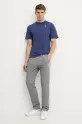 K-Way t-shirt bawełniany K3136CW granatowy SS25