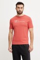K-Way t-shirt bawełniany czerwony K3136DW