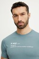 K-Way t-shirt bawełniany szary K3136DW