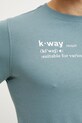 K-Way t-shirt bawełniany K3136DW szary