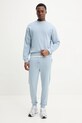 Hugo Blue tricou din bumbac 50536122 bej SS25