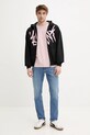 Hugo Blue tricou din bumbac 50536126 roz SS25