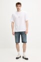 Hugo Blue t-shirt bawełniany 50536127 biały SS25