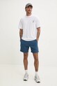 Βαμβακερό μπλουζάκι Hugo Blue 50542155 λευκό SS25