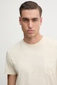 Памучна тениска ZADIG&VOLTAIRE бежов JMTS00623.262
