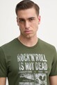 ZADIG&VOLTAIRE t-shirt bawełniany zielony JMTS01661.300