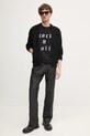 ZADIG&VOLTAIRE tricou din bumbac JMTS01726.11 negru SS25