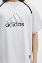 adidas Originals tricou din bumbac Badge Tee gri IM7839