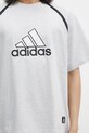 adidas Originals cotton t-shirt Badge Tee gray IM7839