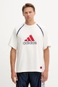 adidas Originals t-shirt bawełniany Badge Tee aplikacja biały IM7840