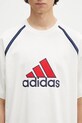Бавовняна футболка adidas Originals Badge Tee білий IM7840