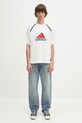Хлопковая футболка adidas Originals Badge Tee IM7840 белый