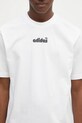 adidas Originals tricou din bumbac GRFX Tee alb JC8379