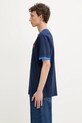 Bavlněné tričko adidas Originals Contrast Tee JC8383 námořnická modř SS25