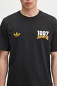 Хлопковая футболка adidas Performance Juventus VRCT T-shirt чёрный JL6114