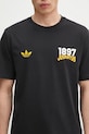 Памучна тениска adidas Performance Juventus VRCT T-shirt черен JL6114