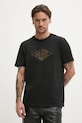 Bavlněné tričko HUGO černá 50534934