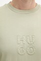 HUGO t-shirt bawełniany 50535284 zielony