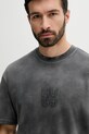 Odzież HUGO t-shirt bawełniany 50535302 szary
