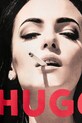 Bavlněné tričko HUGO 50535314 černá