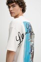HUGO tricou din bumbac alb 50538958