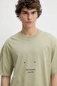 HUGO tricou din bumbac verde 50538958