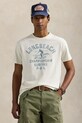 Памучна тениска Polo Ralph Lauren стандартна бял 710966444