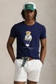 Бавовняна футболка Polo Ralph Lauren бавовна темно-синій 710973137