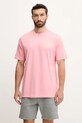 adidas Originals tricou din bumbac Graphic Tee print roz KC4957