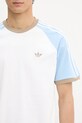 adidas Originals tricou din bumbac Cali Tee alb KC4960