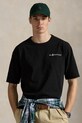 Polo Ralph Lauren t-shirt bawełniany Tee gładkie czarny 710964714