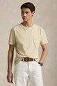 Хлопковая футболка Polo Ralph Lauren Tee гладкий бежевый 710969628